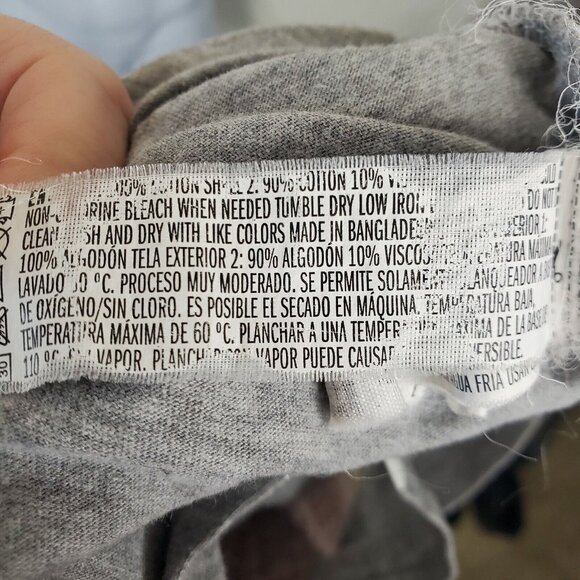 Forever 21 Mens Crew Neck Short Sleeve Tshirt White Gray Size M - Picture 10 of 12